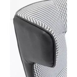 Sessel-KARE Design Relaxsessel Granada Schwarz Weiss