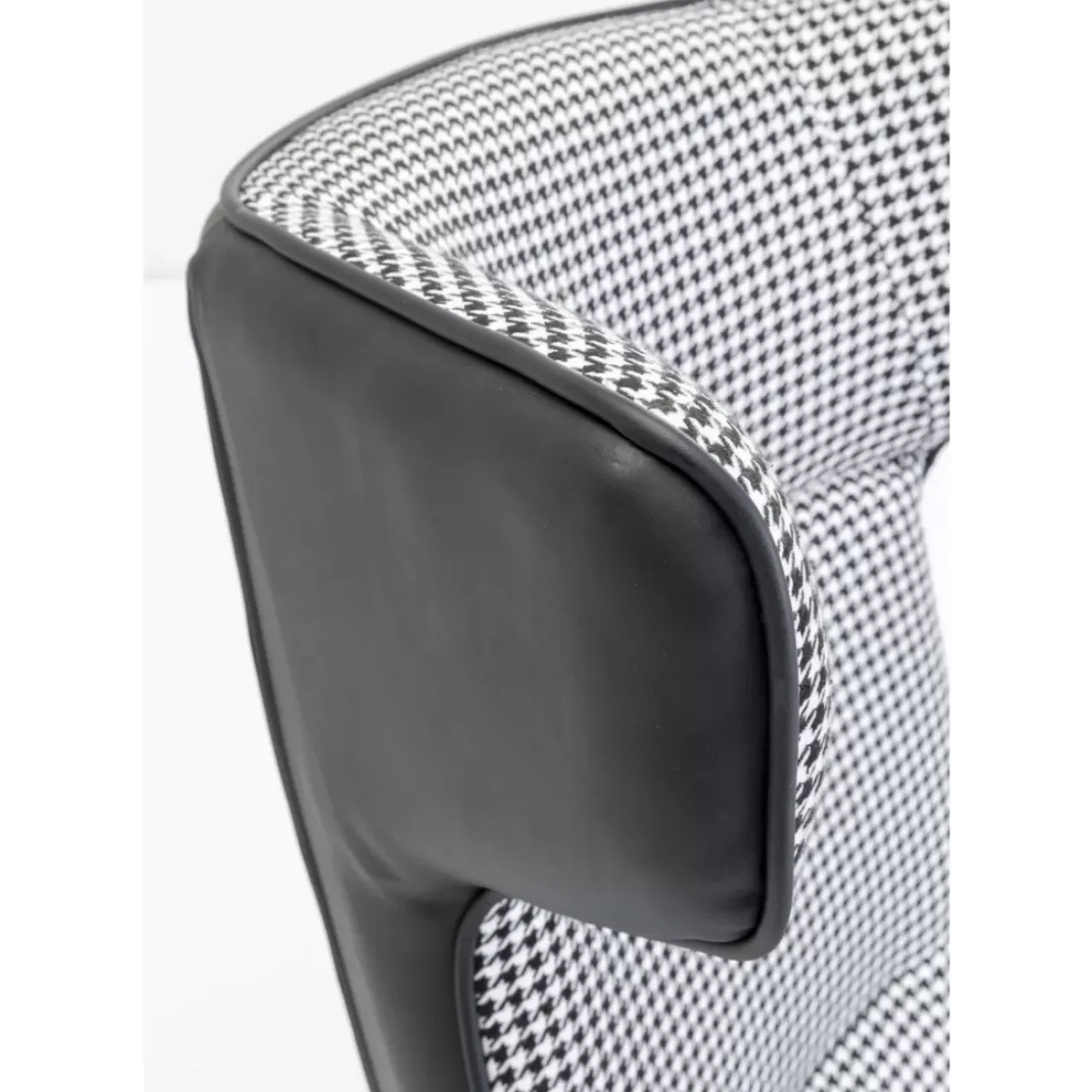 Sessel-KARE Design Relaxsessel Granada Schwarz Weiss