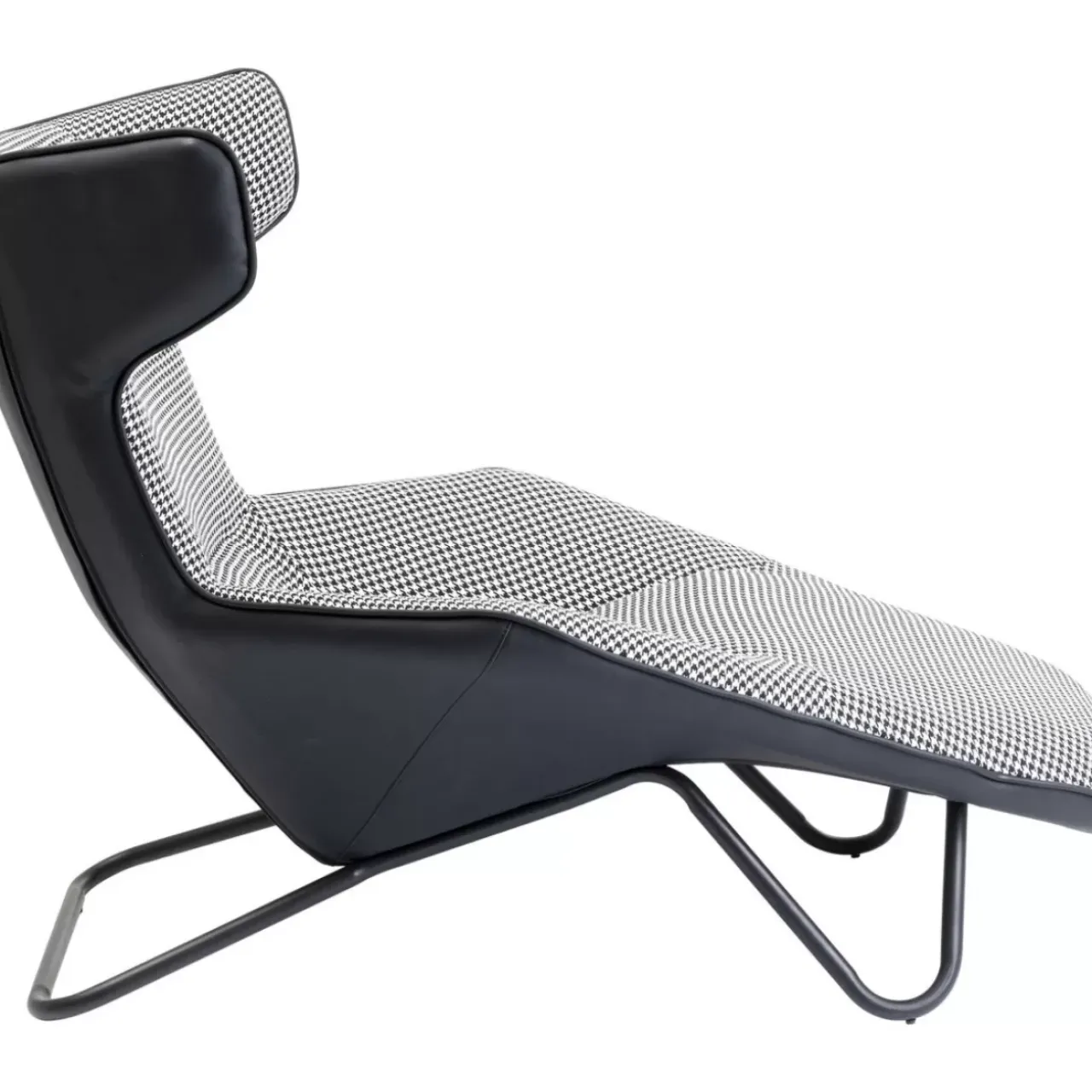 Sessel-KARE Design Relaxsessel Granada Schwarz Weiss