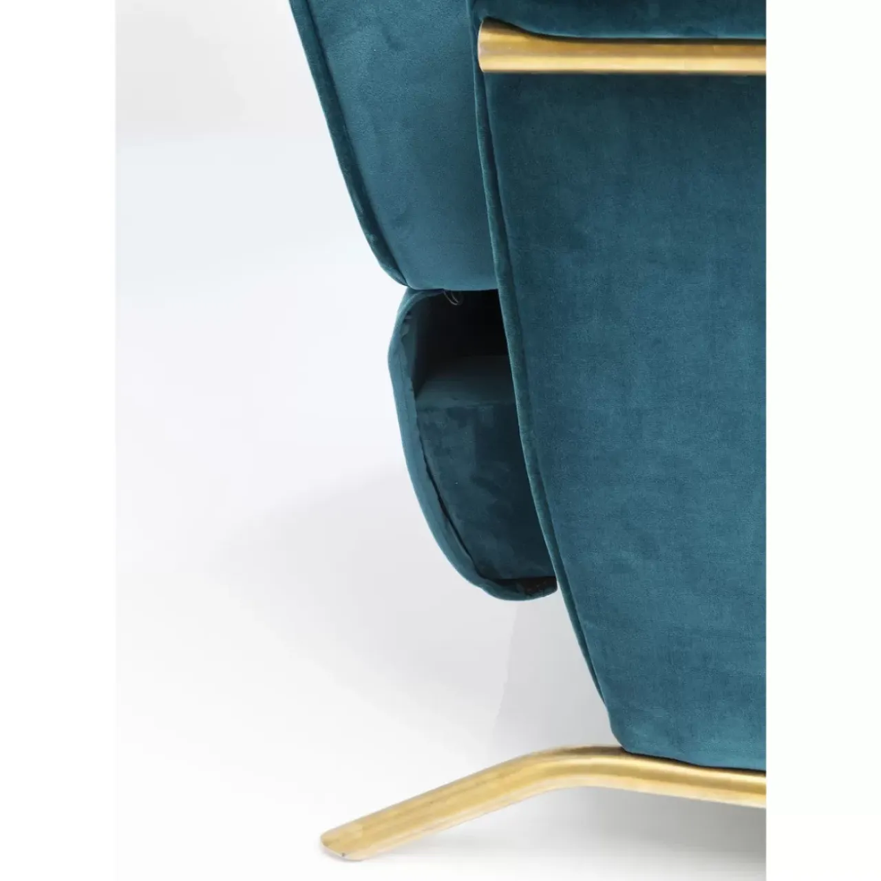 Sessel-KARE Design Relaxsessel Lazy Velvet Blau