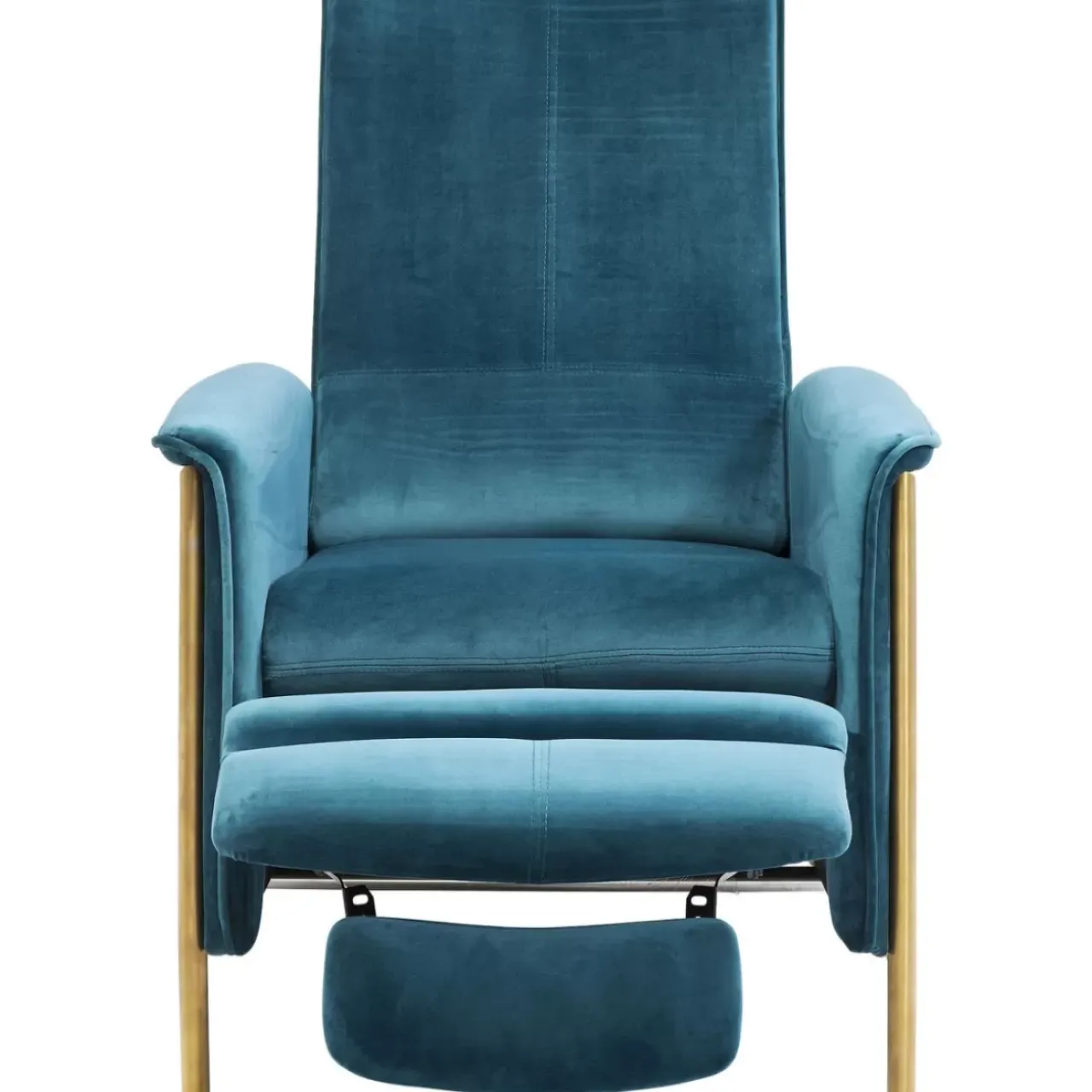 Sessel-KARE Design Relaxsessel Lazy Velvet Blau