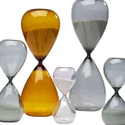Uhren-KARE Design Sanduhr Timer Gelb 36Cm