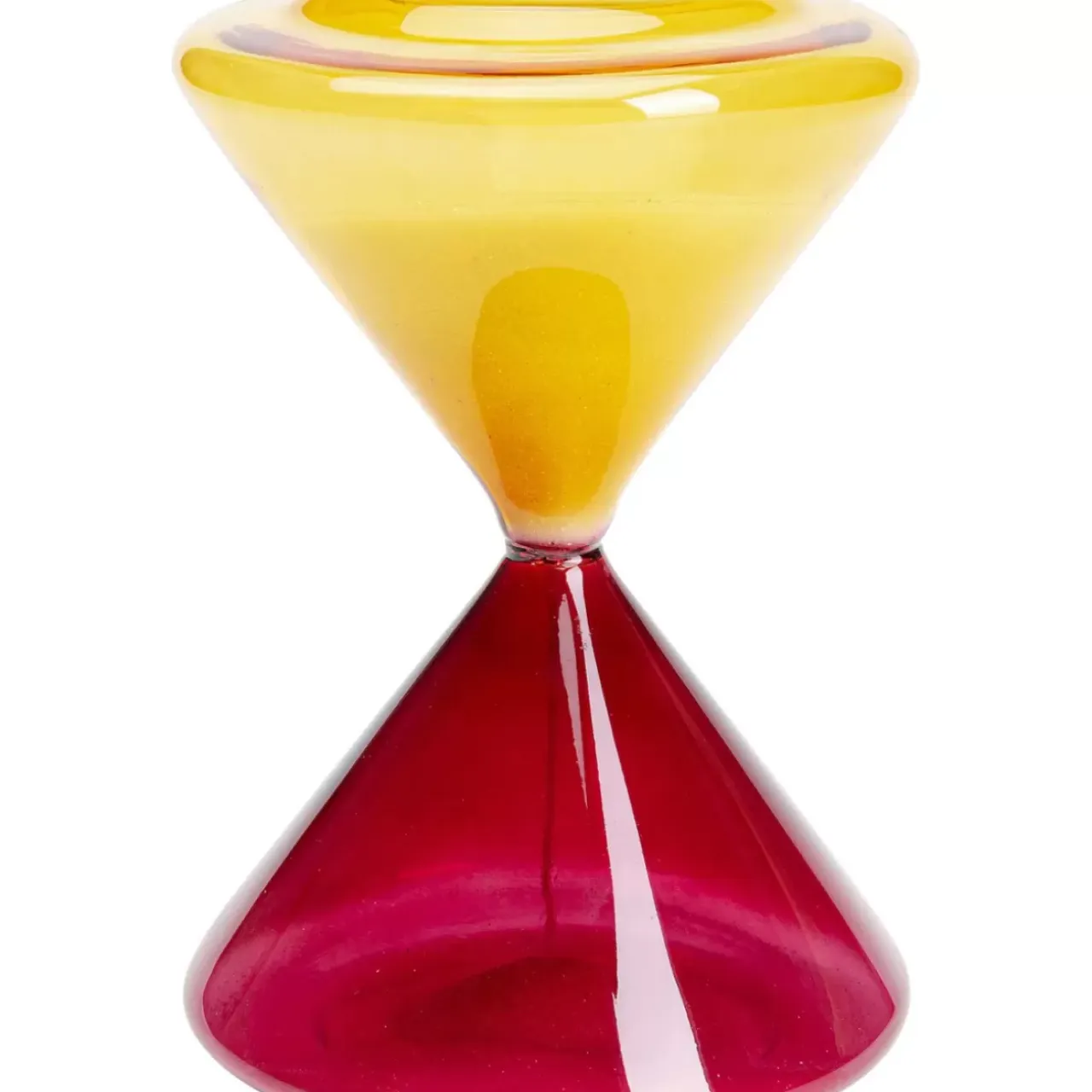 Uhren-KARE Design Sanduhr Timer Rot-Orange 3Min O12