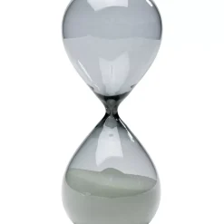 Uhren-KARE Design Sanduhr Timer Schwarz 20Cm