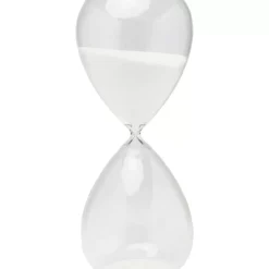 Uhren-KARE Design Sanduhr Timer Weis 240Min