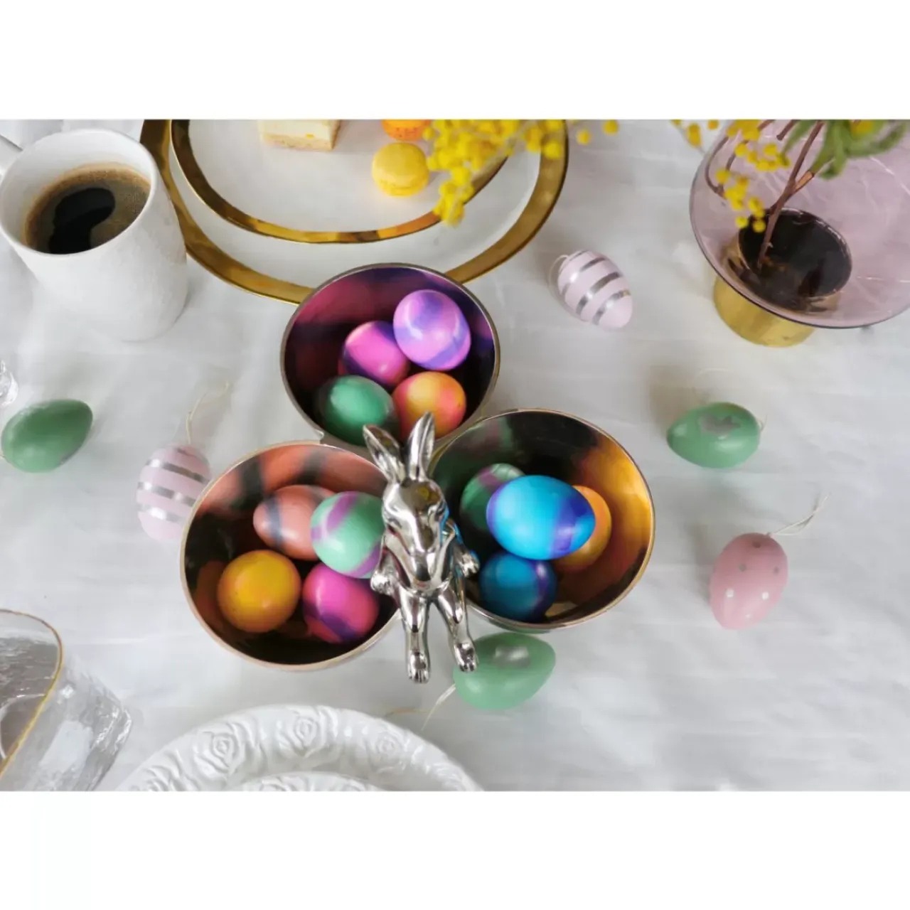 Geschirr & Tischaccessoires-KARE Design Schale Bunny Tre