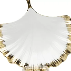 Geschirr & Tischaccessoires-KARE Design Schale Ginkgo Elegance Rim