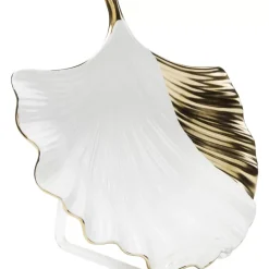 Geschirr & Tischaccessoires-KARE Design Schale Ginkgo Elegance Side