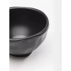 Geschirr & Tischaccessoires-KARE Design Schale Organic Black O15Cm