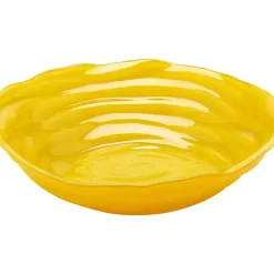 Geschirr & Tischaccessoires-KARE Design Schale Tornado Gelb O32Cm