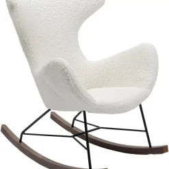 Sessel-KARE Design Schaukelsessel Balance Weiss