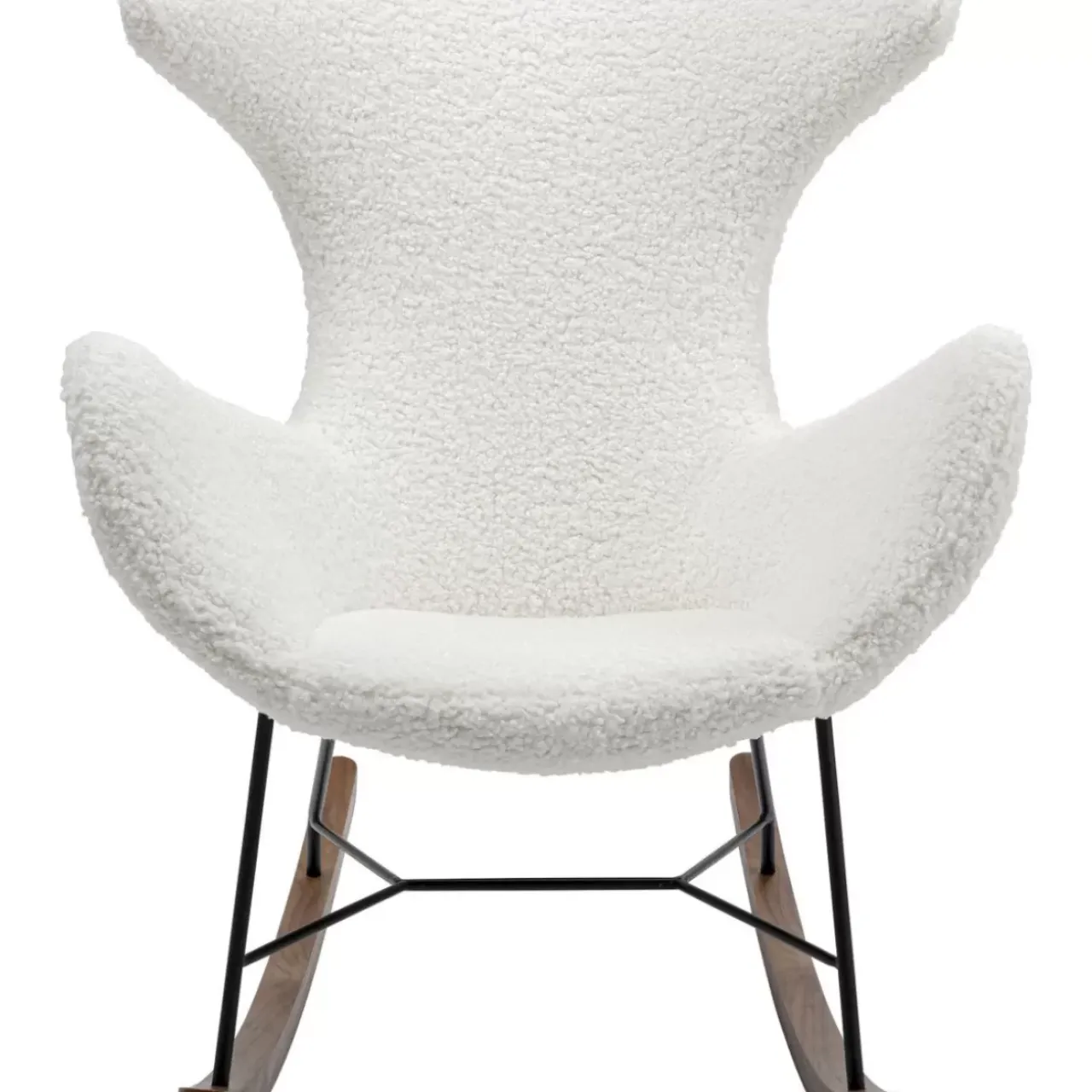 Sessel-KARE Design Schaukelsessel Balance Weiss