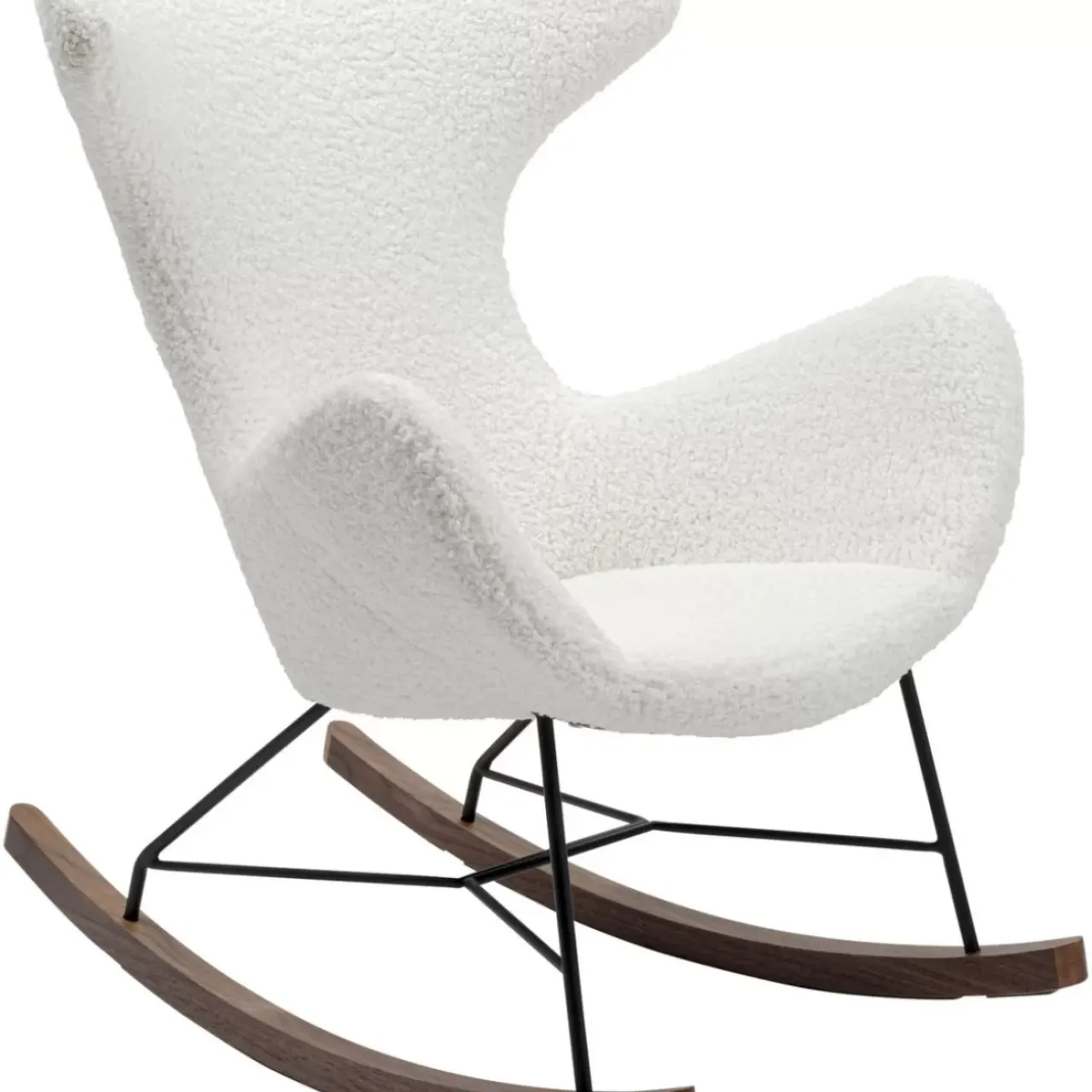 Sessel-KARE Design Schaukelsessel Balance Weiss