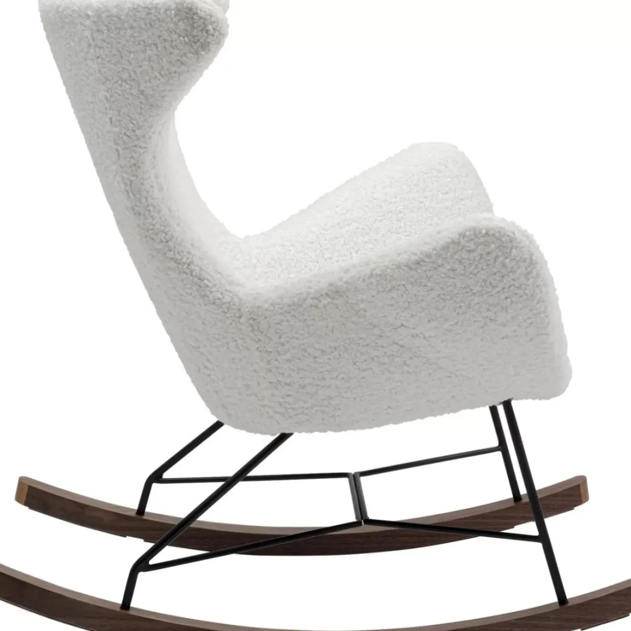 Sessel-KARE Design Schaukelsessel Balance Weiss