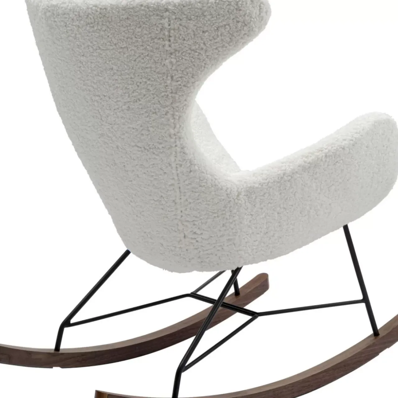 Sessel-KARE Design Schaukelsessel Balance Weiss