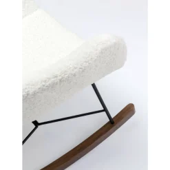 Sessel-KARE Design Schaukelsessel Balance Weiss