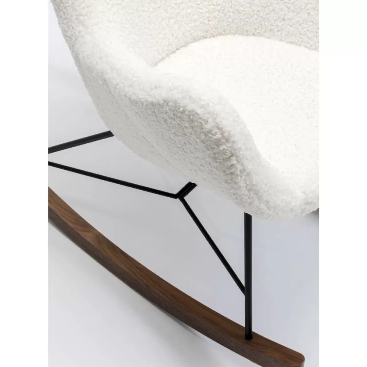 Sessel-KARE Design Schaukelsessel Balance Weiss