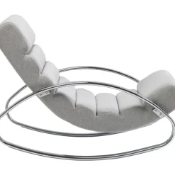 Sessel-KARE Design Schaukelsessel Manhattan Grau-Beige