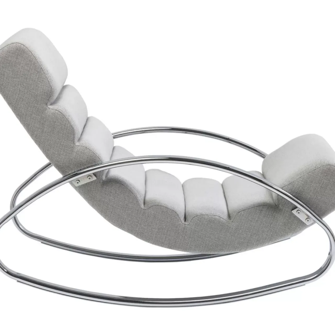Sessel-KARE Design Schaukelsessel Manhattan Grau-Beige