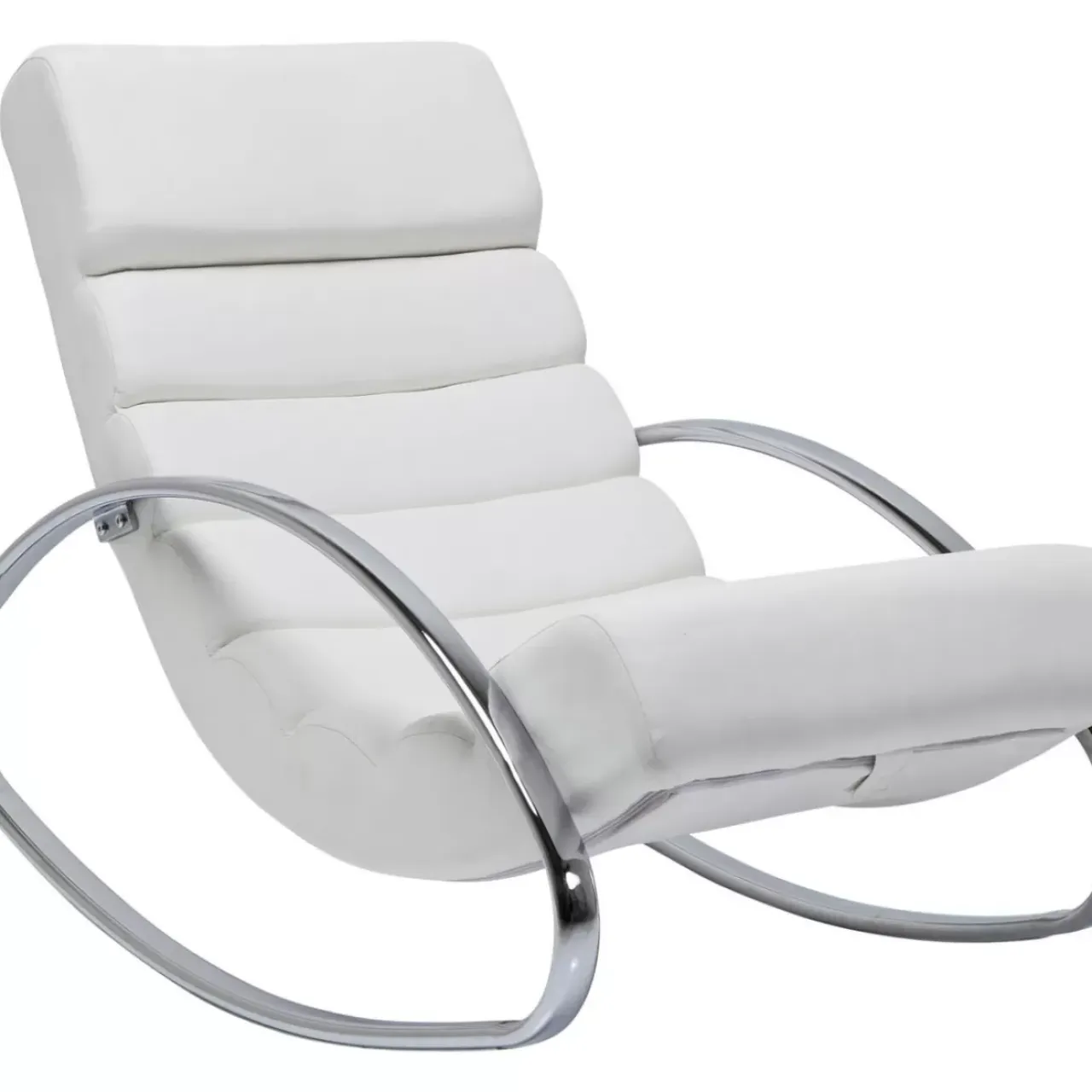 Sessel-KARE Design Schaukelsessel Manhattan White
