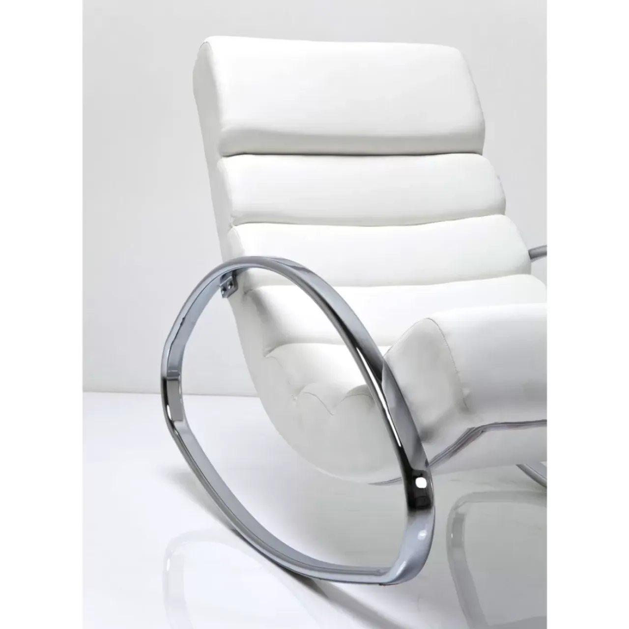 Sessel-KARE Design Schaukelsessel Manhattan White
