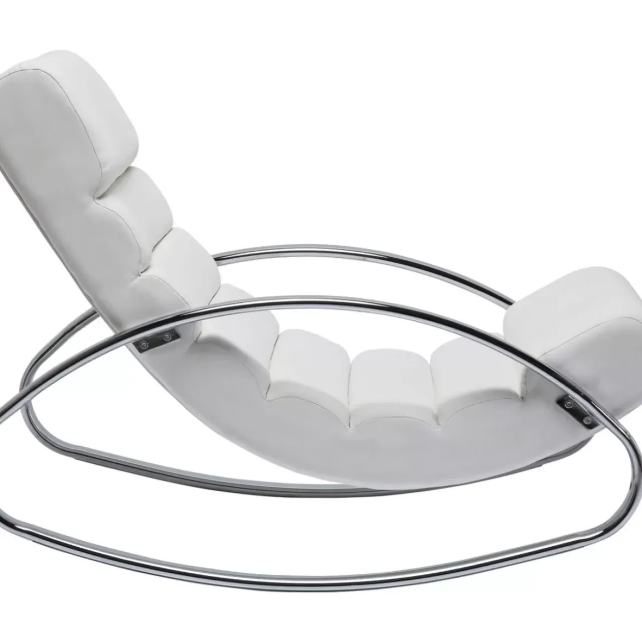 Sessel-KARE Design Schaukelsessel Manhattan White