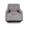 Sessel-KARE Design Schaukelsessel Swing Ritmo Vintage Grey