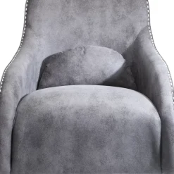 Sessel-KARE Design Schaukelsessel Swing Ritmo Vintage Grey
