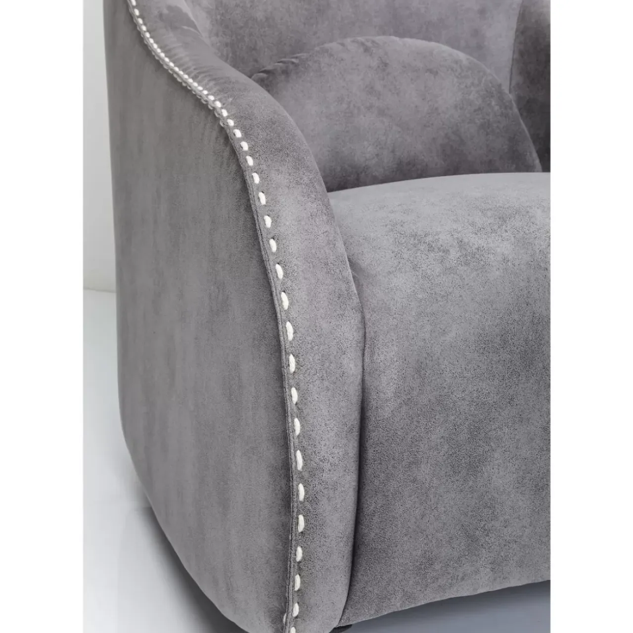 Sessel-KARE Design Schaukelsessel Swing Ritmo Vintage Grey