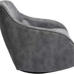 Sessel-KARE Design Schaukelsessel Swing Ritmo Vintage Grey