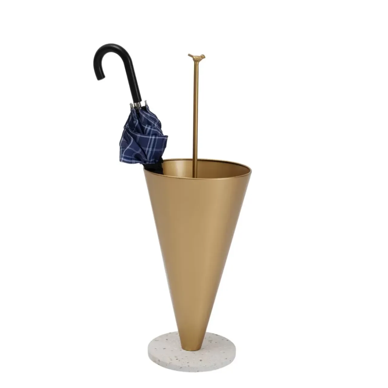 Kleinmöbel & Sonstiges-KARE Design Schirmstander Singing In The Rain Gold
