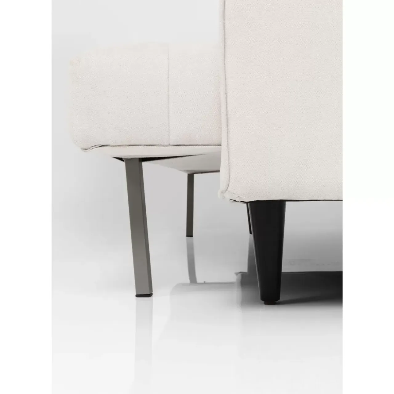Sofas & Couches-KARE Design Schlafsofa Milchbar Beige 219Cm