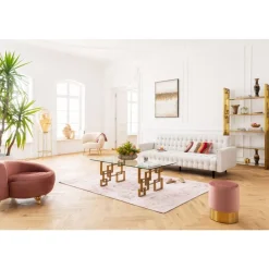 Sofas & Couches-KARE Design Schlafsofa Milchbar Beige 219Cm