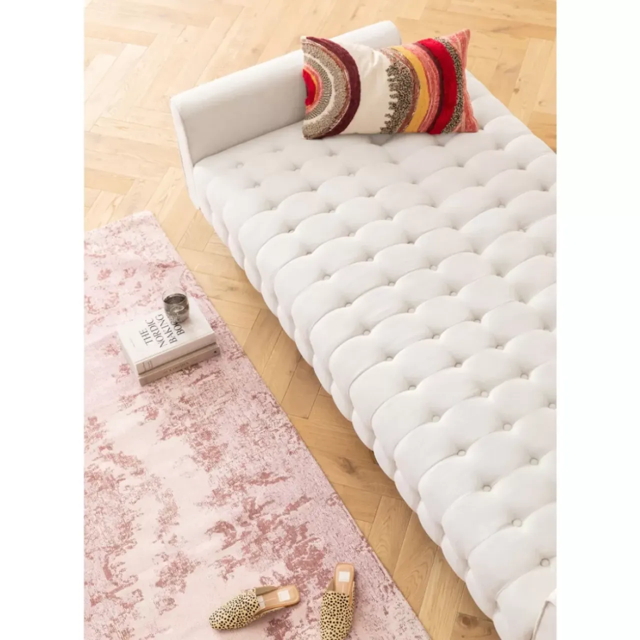 Sofas & Couches-KARE Design Schlafsofa Milchbar Beige 219Cm