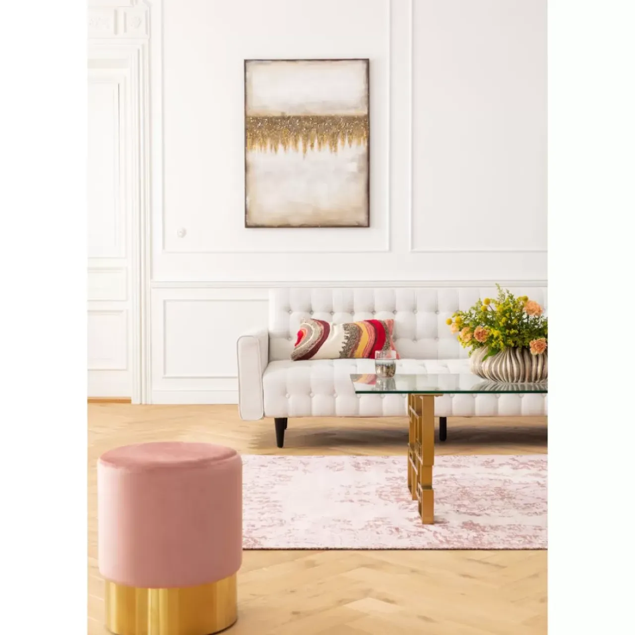 Sofas & Couches-KARE Design Schlafsofa Milchbar Beige 219Cm