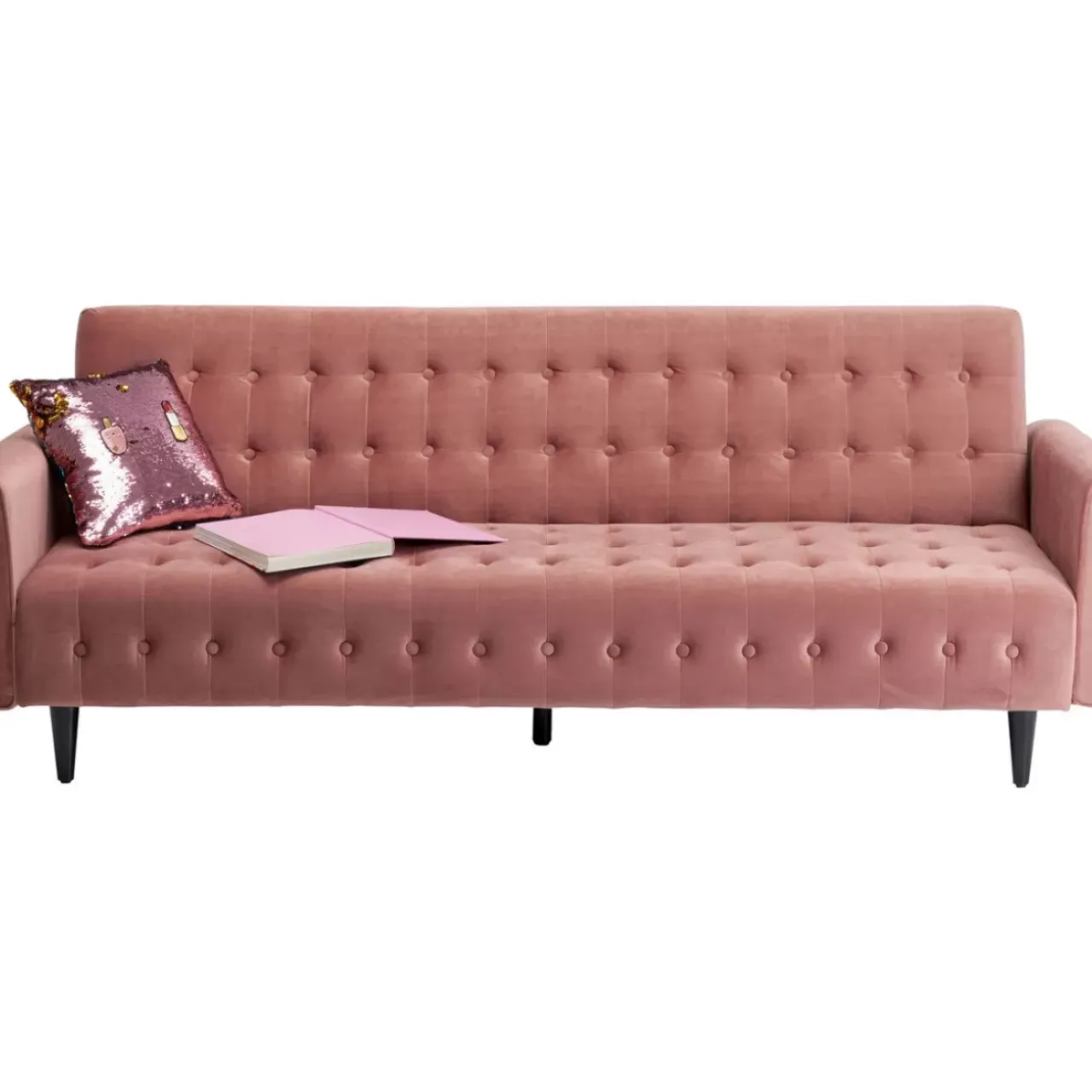 Sofas & Couches-KARE Design Schlafsofa Milchbar Rose 219Cm