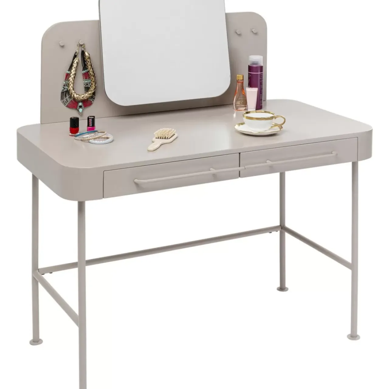 Tische-KARE Design Schminktisch Montieri Creme 125X53Cm