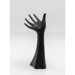 Aufbewahrung & Ordnung-KARE Design Schmuckaufbewahrung Hand Schwarz 10X20Cm