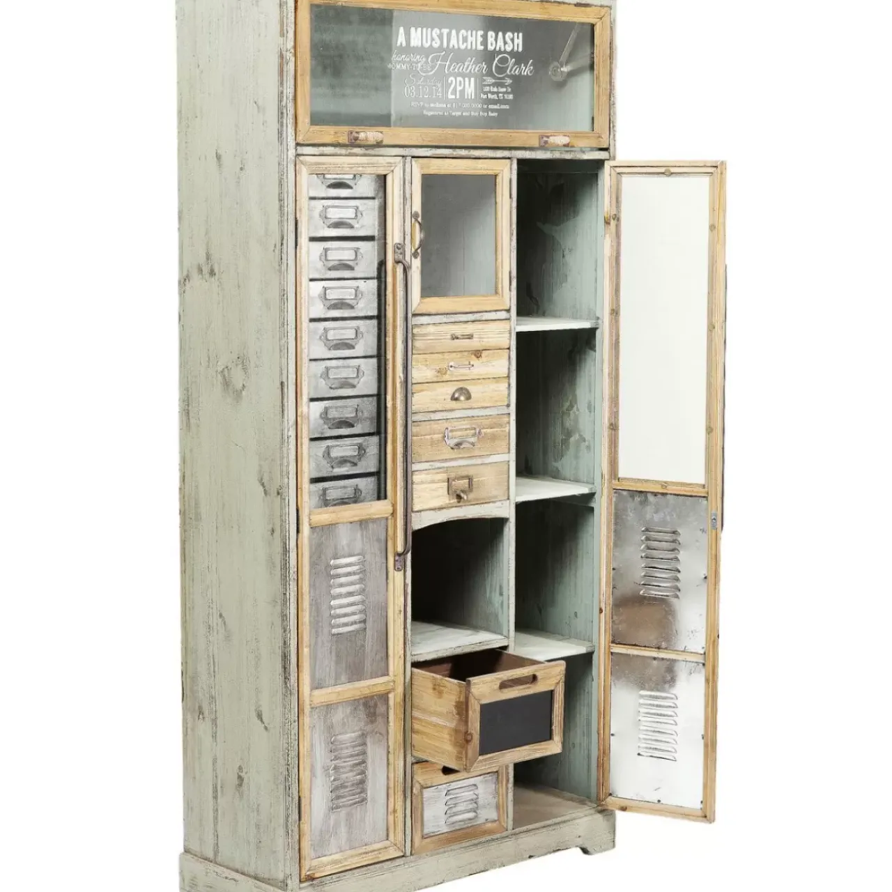 Regale-KARE Design Schrank Barber Shop