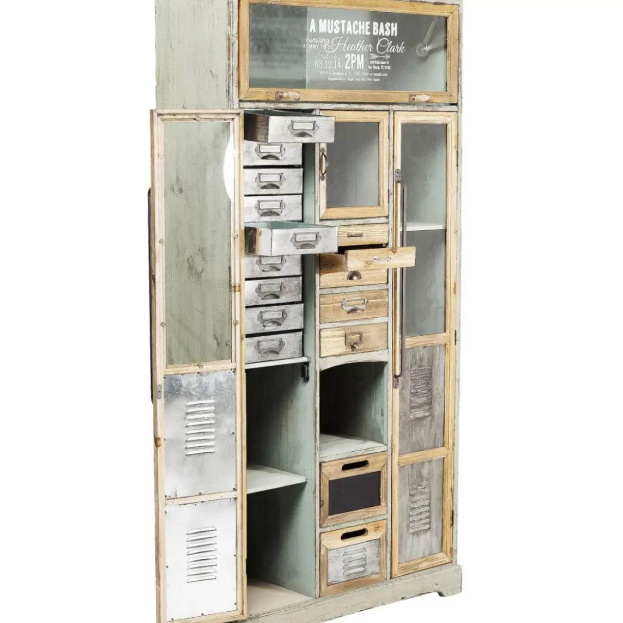 Regale-KARE Design Schrank Barber Shop