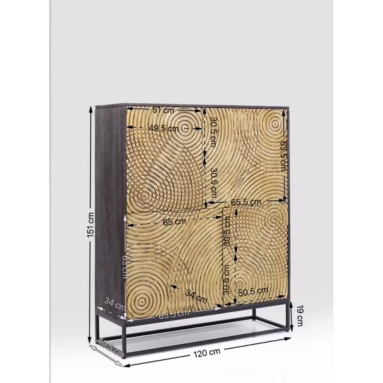 Regale-KARE Design Schrank Circulo