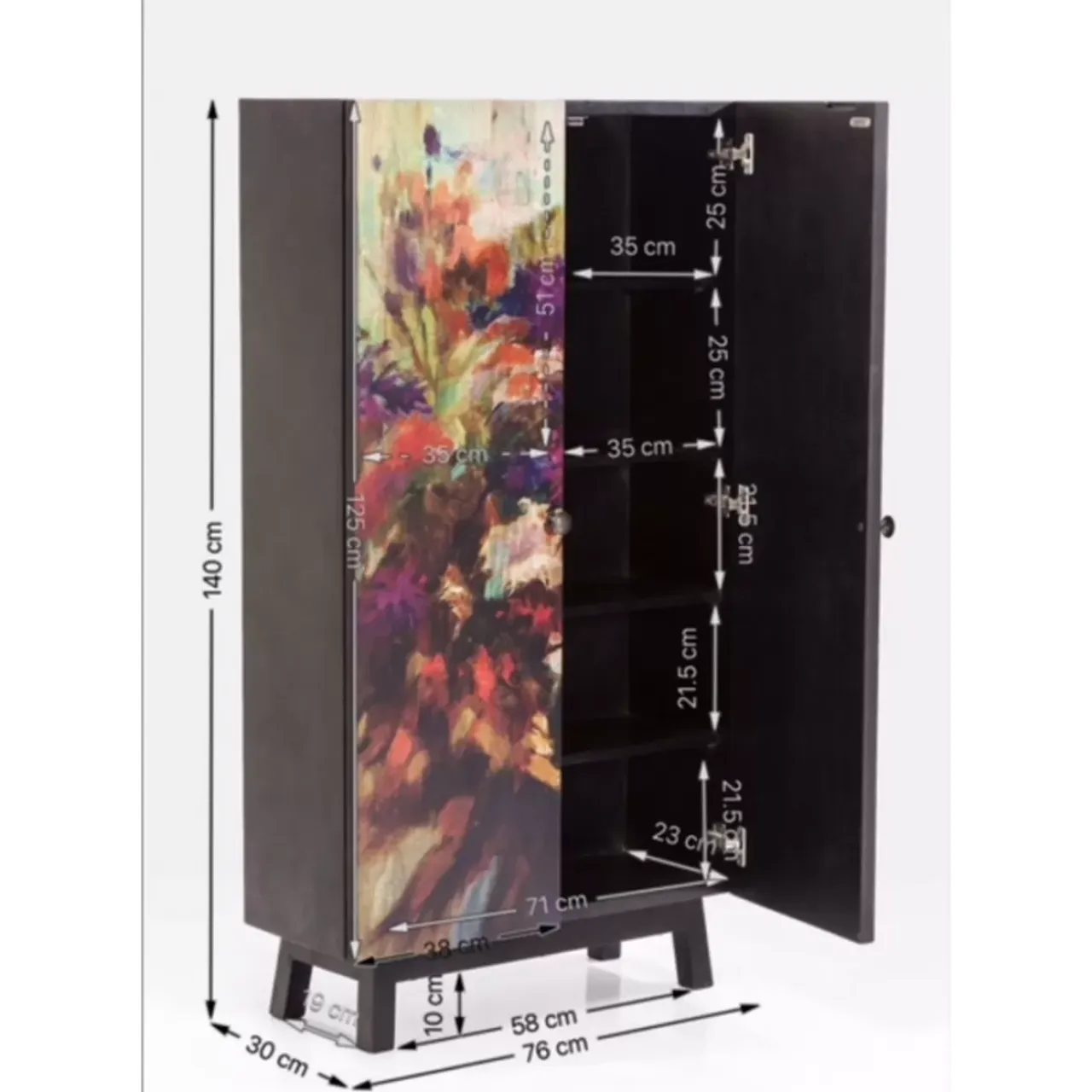 Regale-KARE Design Schrank Fleur
