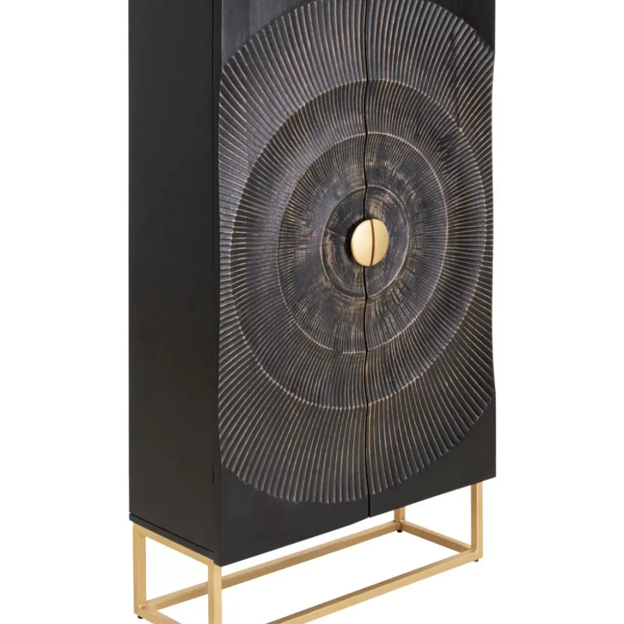 Regale-KARE Design Schrank Madeira Dunkel 76X140Cm