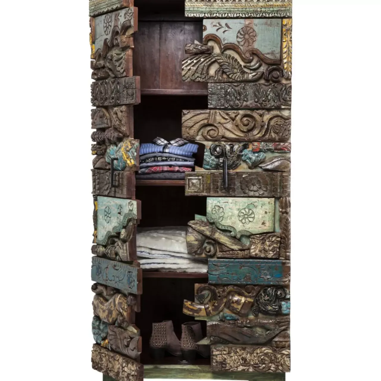 Regale-KARE Design Schrank Shanti Surprise Puzzle 2Trg.