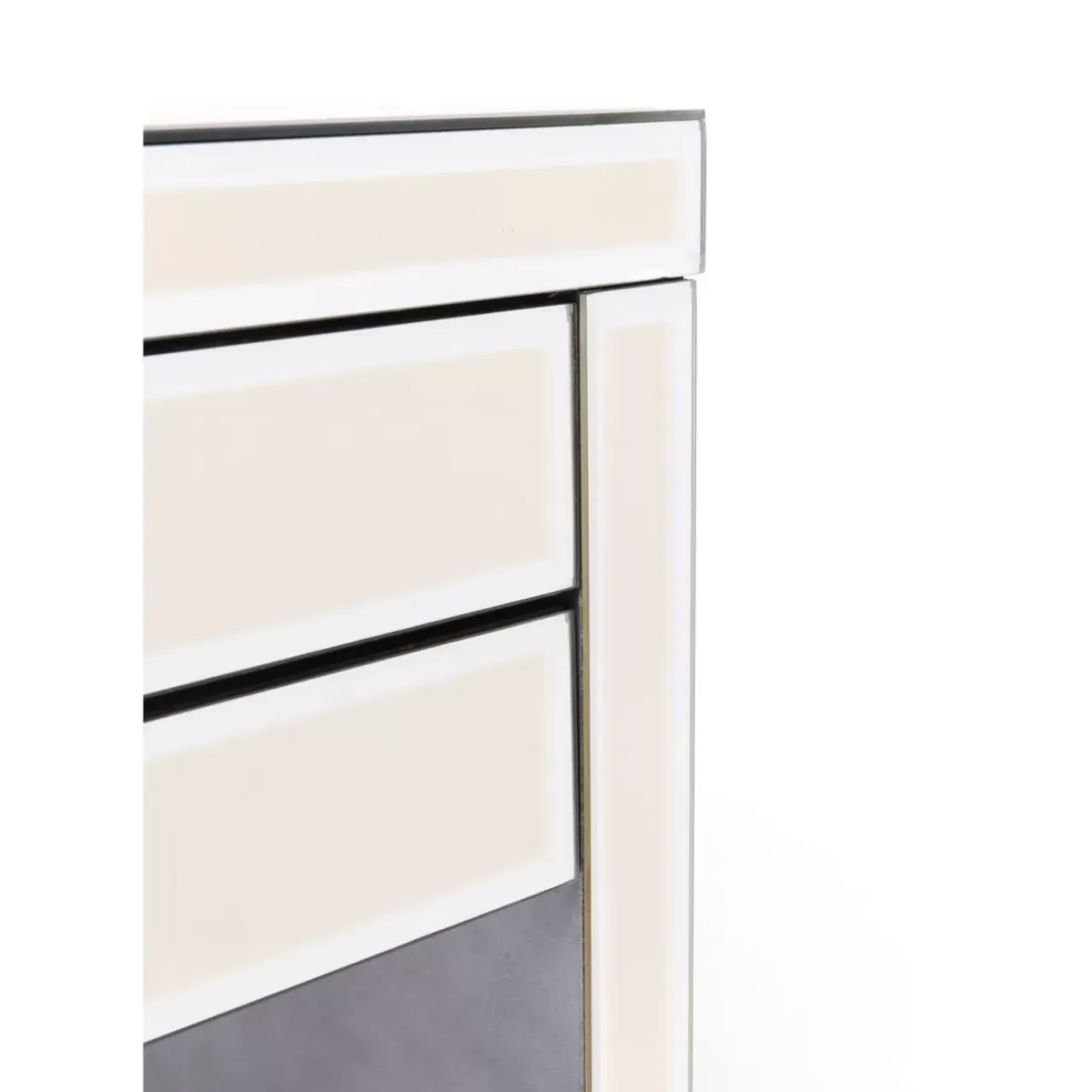Tische-KARE Design Schreibtisch Luxury Champagne 140X60Cm