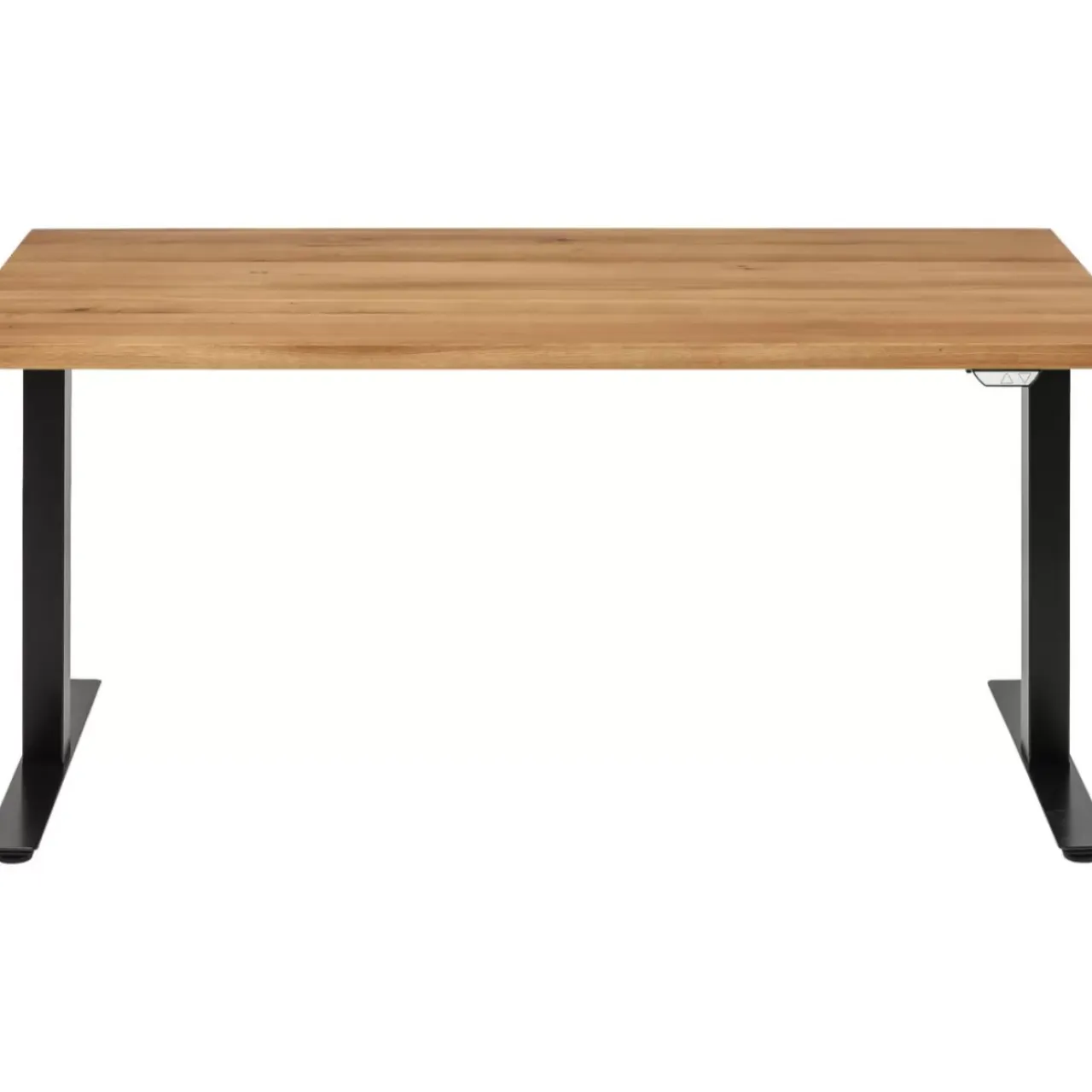 Tische-KARE Design Schreibtisch Office Jackie Eiche Schwarz 160X80