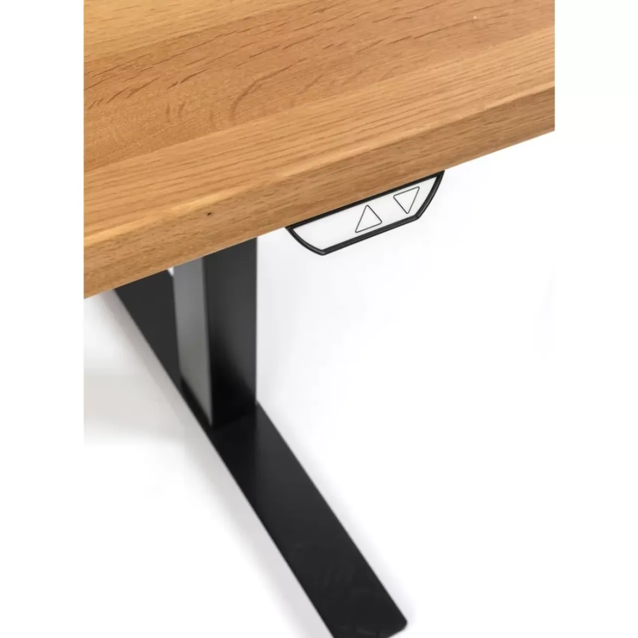 Tische-KARE Design Schreibtisch Office Jackie Eiche Schwarz 160X80