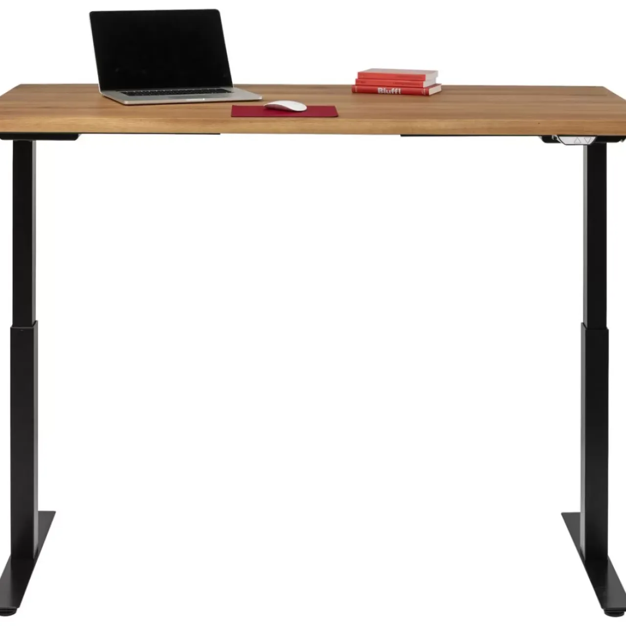 Tische-KARE Design Schreibtisch Office Jackie Eiche Schwarz 160X80