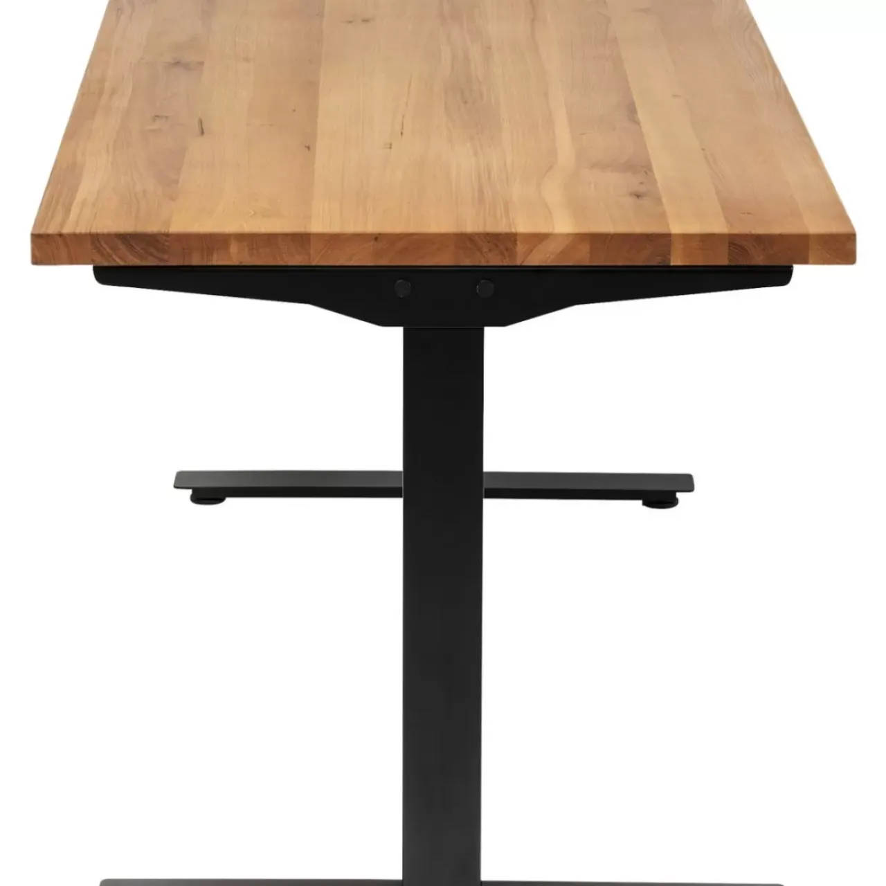 Tische-KARE Design Schreibtisch Office Jackie Eiche Schwarz 160X80