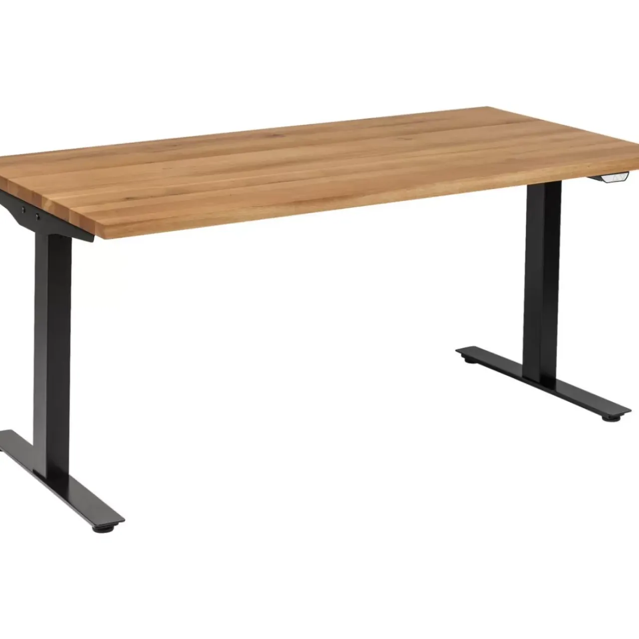 Tische-KARE Design Schreibtisch Office Jackie Eiche Schwarz 160X80